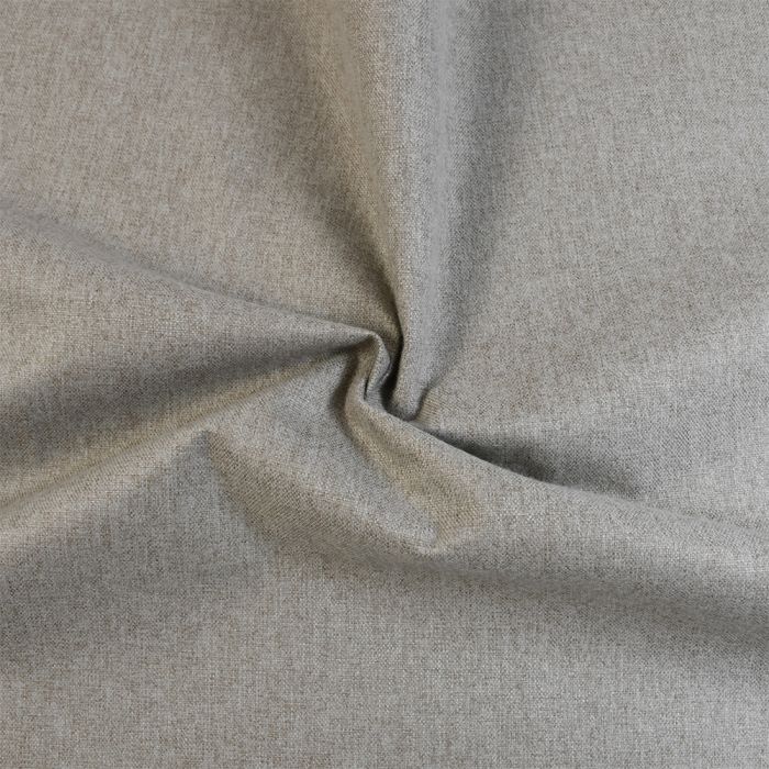 Grey Brushed Linen Look Blackout Lining Fabric