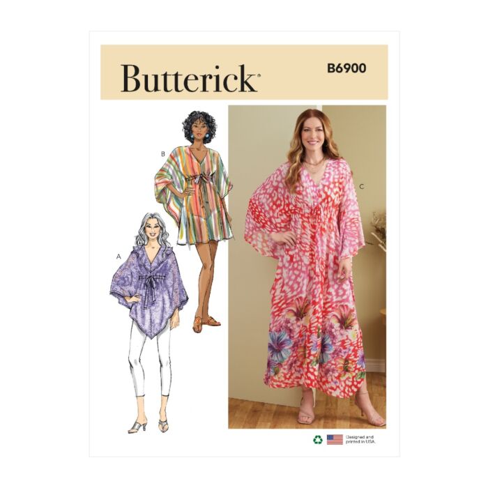Butterick Sewing Pattern 6900 (Y5) - Misses Caftan 18-26 B6900Y5 18-26 main product photo