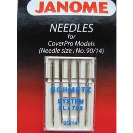 Janome CoverPro ELX705 Machine Needles 14-90 - Abakhan