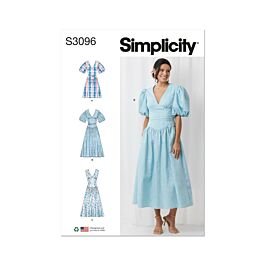 Simplicity Sewing Pattern 3096 (BB) Misses and Womens Dresses | Abakhan ...
