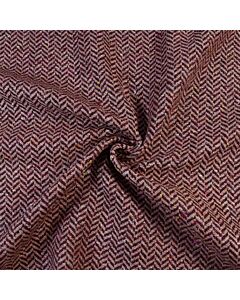 Italian 100% Wool Herringbone Weave Fabric - 150cm