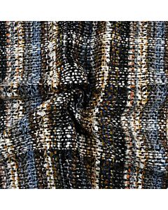 Italian 100% Wool Luxe Boucle Weave Fabric - 150cm