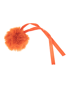 Trimits Small Faux Fur Pom Pom Orange 6cm