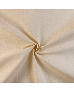 Unbleached Loomstate Cotton Calico Fabric Natural 162cm