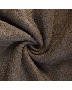 Polyester Polar Fleece Fabric Brown 150cm
