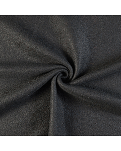 Polyester Polar Fleece Fabric Black 150cm