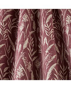 ILIV Wild Grasses BCI Cotton Curtain and Upholstery Fabric Rosewood 140cm
