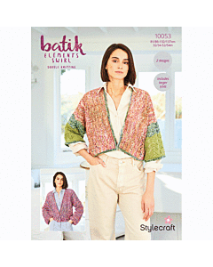 Stylecraft Batik Elements DK Ladies Jackets 10053 Knitting Pattern Download  