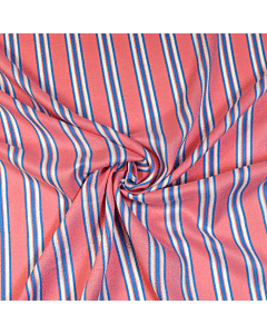 Striped 100% Viscose Fabric 148cm