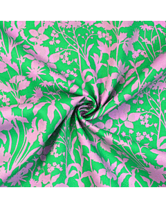 Liberty Tana Lawn Ophelias Silhouette Fabric Green 138cm