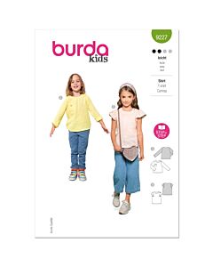 Burda Style Pattern 9227 (4-11) Childrens Shirt  4-11