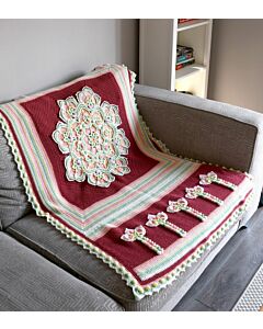 Bloomin' Summer Blanket CAL in WoolBox Imagine Classic & Lullaby DK Sweet Pea
