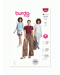 Burda Style Pattern 5809 (8-22) Misses Shirt  8-22
