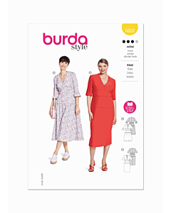 Burda Style Pattern 5820 (10-22) Misses Dress  10-22