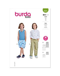 Burda Style Pattern 9224 (3-8) Childrens Pants  3-8