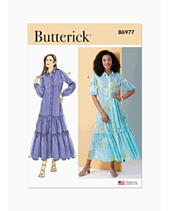 Butterick Sewing Pattern 6977 (H5) Misses' Dress and Sash  6-8-10-12-14