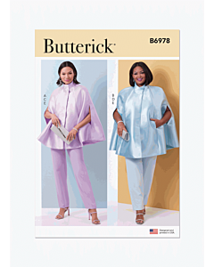 Butterick Sewing Pattern 6978 (AA) Misses' and Women's Cape, Top and Pants  10-12-14-16-18