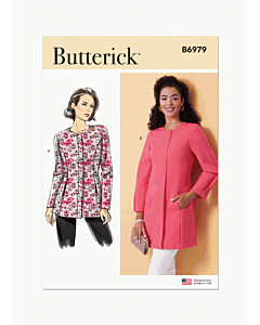 Butterick Sewing Pattern 6979 (Y5) Misses’ Jacket  18-20-22-24-26