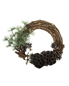 Make Your Own Wreath Festive Foliage Multi 30cm