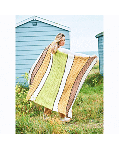 Cablemagoria Knit-Along Blanket in Stylecraft Special Aran by Stuart Hillard -  Meadow  Colourway