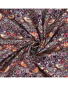 William Morris Strawberry Thief Cotton Fabric 140cm