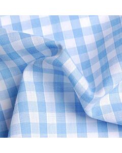 6.5mm 1/4 Inch Gingham Poly Cotton Fabric - 112cm