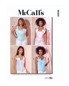 McCalls Sewing Pattern 8269 (A5) - Misses Corsets 6-14 M8269A5 6-14
