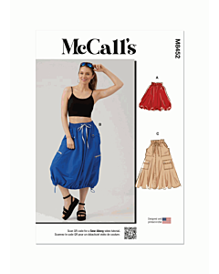 McCalls Sewing Pattern 8452 (H5) Misses Skirt In Two Lengths  6-14