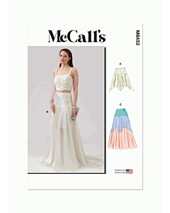 McCalls Sewing Pattern 8453 (K5) Misses Skirt In Two Lengths  8-16