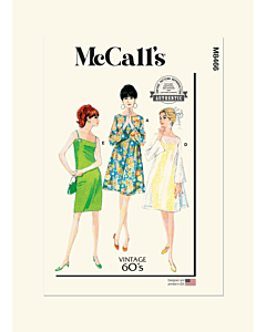 McCalls Sewing Pattern 8466 (Y5) Misses Slip Dress and Sheer Overdress  18-26