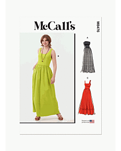 McCalls Sewing Pattern 8476 (U5) Misses Dresses  16-24