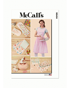 McCalls Sewing Pattern 8494 (A) Misses Apron & Kitchen Accessories  XS-XL