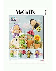 McCalls Sewing Pattern 8496 (OS) Plush Dolls by Carla Reiss Design  One Size