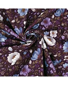 Midnight Reverie Needlecord Fabric Oxblood 112cm