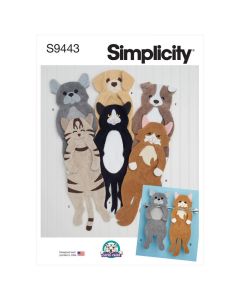 Simplicity Sewing Pattern 9443 (OS) - Animal Towels One Size