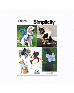 Simplicity Sewing Pattern 9875 (A) Dog Harness by Carla Reiss Design  S-M-L