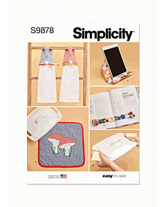 Simplicity Sewing Pattern 9878 (OS) Kitchen Accessories  ONE SIZE
