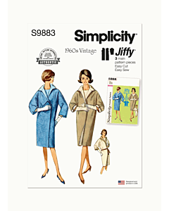 Simplicity Sewing Pattern 9883 (K5) Misses Reversible Coat  8-16