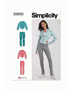 Simplicity Sewing Pattern 9895 (M1) Miss & Women Jacket & Leggings  10-18