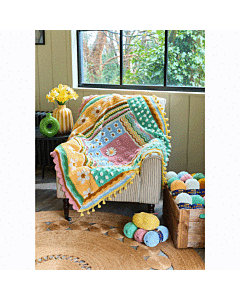 Sirdar Crochet Along Blossom & Buds Blanket in Hayfield Bonus DK by Lindsey Newns 