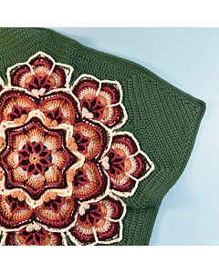 Bloomin' Summer Blanket CAL in WoolBox Imagine Classic & Lullaby DK Tea Rose