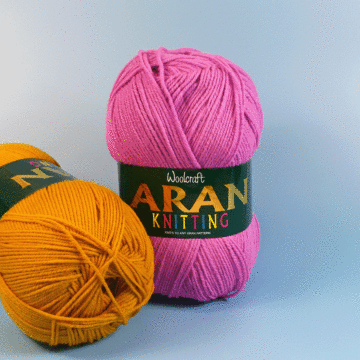 Woolcraft Acrylic Aran Yarn 400g Ball