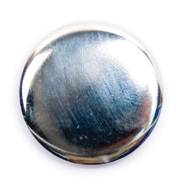 Milward Carded Buttons Metal Silver 22mm Pack of 2