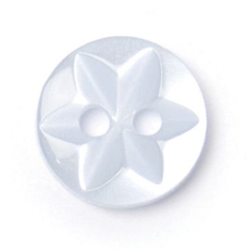 Milward Carded Buttons Star Sky Blue 10mm Pack of 8