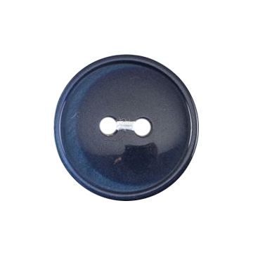 Milward Carded Buttons Rimmed 2 Hole Navy 17mm Pack of 4
