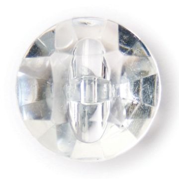 Milward Carded Buttons Diamond Pattern Shank Clear 17mm Pack of 3