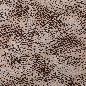 Snakeskin Print Silky Satin Fabric 12310-1 Cream 145cm