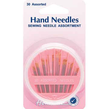 Hemline Compact Hand Sewing Needles  Assorted Sizes