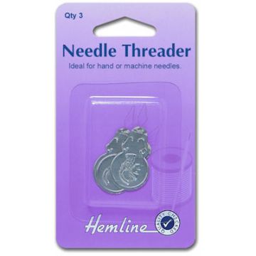 Hemline Needle Threader Aluminium 