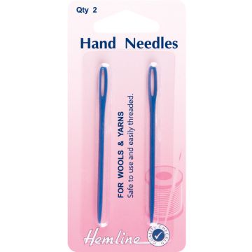 Hemline Plastic Yarn Needles  